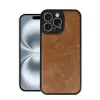 Apple İphone 16 Pro Kılıf Aras Deri Kapak - Taba