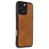 Apple İphone 16 Pro Kılıf Aras Deri Kapak - Taba