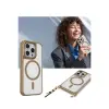 Apple İphone 16 Pro Max Kılıf Enka Magsafe Silikon Kılıf - Siyah