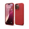 Apple İphone 16 Pro Max Kılıf Nano İçi Kadife Silikon - Kırmızı