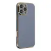 Apple İphone 16 Pro Max Kılıf Volet Silikon - Mavi