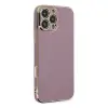 Apple İphone 16 Pro Max Kılıf Volet Silikon - Mor