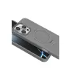 Apple İphone 16 Pro Regal Magsafe Standlı Kapak - Titan Gri