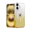 Apple İphone 16 Pummel Shiny Magsafe Kapak - Gold