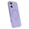 Apple İphone 16 Regal Magsafe Standlı Kapak - Lila