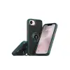 Apple İphone 16e Kılıf Montreal Yüzüklü Silikon Kapak - Yeşil