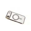 Apple İphone 17 Air Joke Simli Magneticsafe Kılıf - Gold
