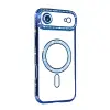 Apple İphone 17 Air Joke Simli Magneticsafe Kılıf - Mavi