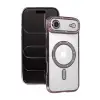 Apple İphone 17 Air Joke Simli Magneticsafe Kılıf - Pembe