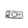 Apple İphone 17 Air Joke Simli Magneticsafe Kılıf - Pembe