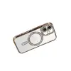 Apple İphone 17 Joke Simli Magneticsafe Kılıf - Gold