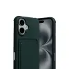 Apple İphone 17 Kelvin Kartvizitli Silikon - Koyu Yeşil