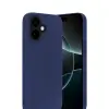 Apple İphone 17 Nano İçi Kadife Silikon - Lacivert