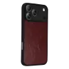 Apple İphone 17 Pro Aras Deri Kapak - Bordo