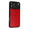 Apple İphone 17 Pro Aras Deri Kapak - Kırmızı