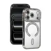 Apple İphone 17 Pro Joke Simli Magneticsafe Kılıf - Gümüş