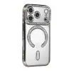 Apple İphone 17 Pro Joke Simli Magneticsafe Kılıf - Gümüş