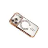 Apple İphone 17 Pro Joke Simli Magneticsafe Kılıf - Turuncu
