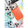 Apple İphone 17 Pro Live Diamond Magsafe Kapak - Turuncu