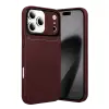 Apple İphone 17 Pro Max Auto Focus Karbon Kapak - Bordo