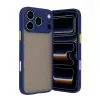 Apple İphone 17 Pro Max Kılıf Montreal Silikon Kapak - Lacivert