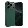Apple İphone 17 Pro Max Nano İçi Kadife Silikon - Koyu Yeşil