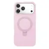 Apple İphone 17 Pro Max Regal Magsafe Standlı Kapak - Açık Pembe