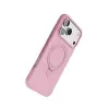 Apple İphone 17 Pro Max Regal Magsafe Standlı Kapak - Açık Pembe