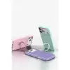 Apple İphone 17 Pro Max Regal Magsafe Standlı Kapak - Lila