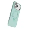 Apple İphone 17 Pro Max Regal Magsafe Standlı Kapak - Su Yeşili