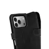 Apple İphone 17 Pro Trend S Plus Kapaklı Kılıf - Siyah