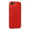 Apple İphone 7 Kılıf Coco Deri Silikon Kapak - Kırmızı