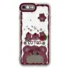 Apple İphone 7 Kılıf Sweet Desenli Silikon Kapak - Pembe