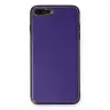 Apple İphone 7 Plus Kılıf Coco Deri Silikon Kapak - Mor