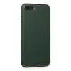 Apple İphone 7 Plus Kılıf Coco Deri Silikon Kapak - Yeşil