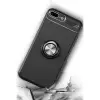 Apple İphone 7 Plus Kılıf Range Yüzüklü Silikon - Kırmızı