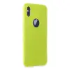 Apple İphone X Kılıf First Silikon - Parlak Sarı
