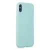 Apple İphone X Kılıf First Silikon - Turkuaz