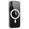 Apple İphone X Kılıf Magneticsafe Şeffaf Silikon - Şeffaf