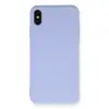 Apple İphone X Kılıf Nano İçi Kadife Silikon - Lila
