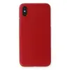 Apple İphone X Kılıf Pp Ultra İnce Kapak - Kırmızı