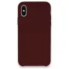 Apple İphone Xs Max Kılıf Lansman Legant Silikon - Bordo