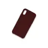 Apple İphone Xs Max Kılıf Lansman Legant Silikon - Bordo