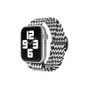 Apple Watch 38mm  Kordon (SAAT DEĞİLDİR) - Zigzag Siyah-beyaz