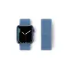 Apple Watch 42mm Hasırlı Cırtcırtlı Kordon (SAAT DEĞİLDİR) - Mavi
