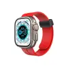 Apple Watch 42mm Kr412 Elegance Stylısh Kordon - Kırmızı