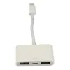 Apr23 Iphone Otg 3in1 - Beyaz