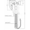 Axe-002-a 42cm Kamp Baltası