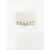 Baget Taşlı Altılı Küpe