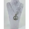 Barış Figürü Çelik Erkek Kolye - Ekl0104